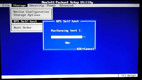 hard disk test hp|what is dps self test.